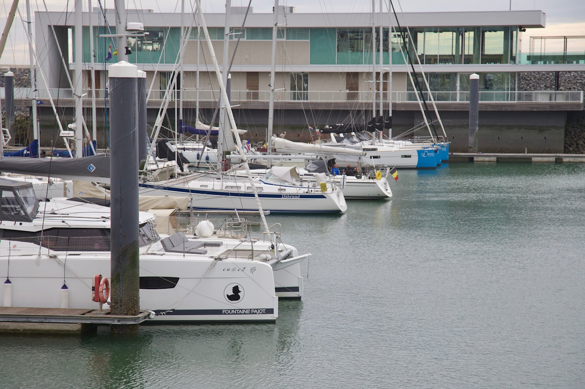 a bunch of boats that are sitting in the water
