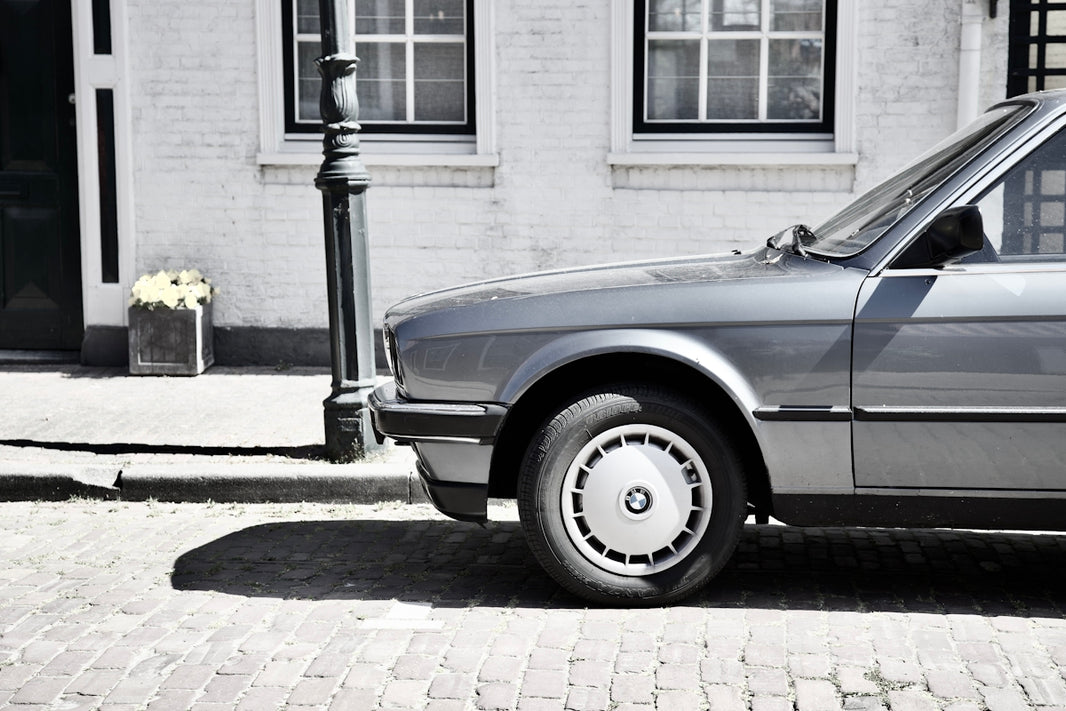 a car parked on the side of the road