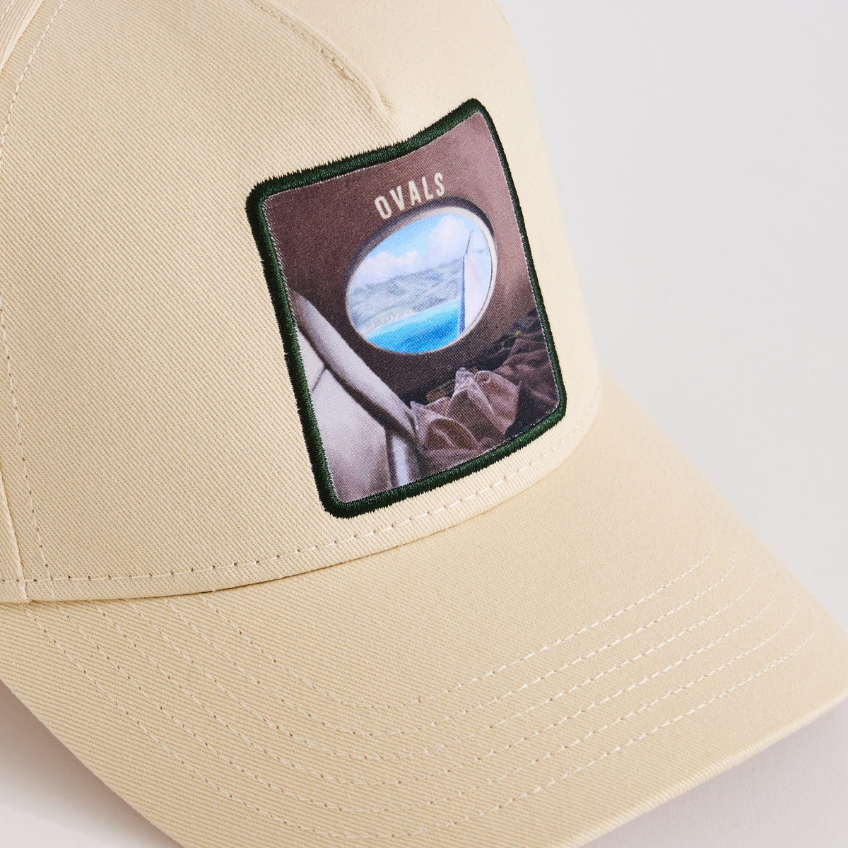 Ovals Baseball Cap - Cream