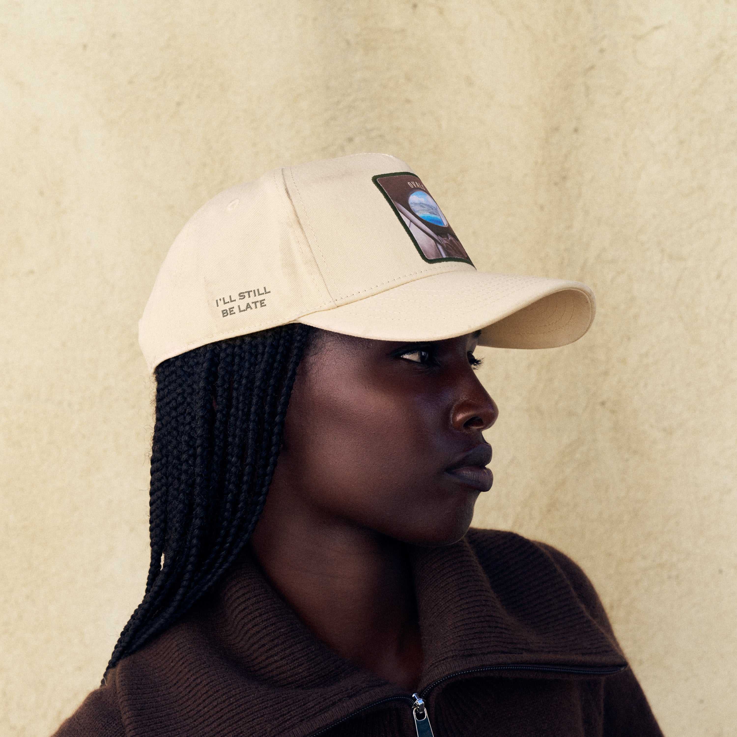 Ovals Baseball Cap - Cream