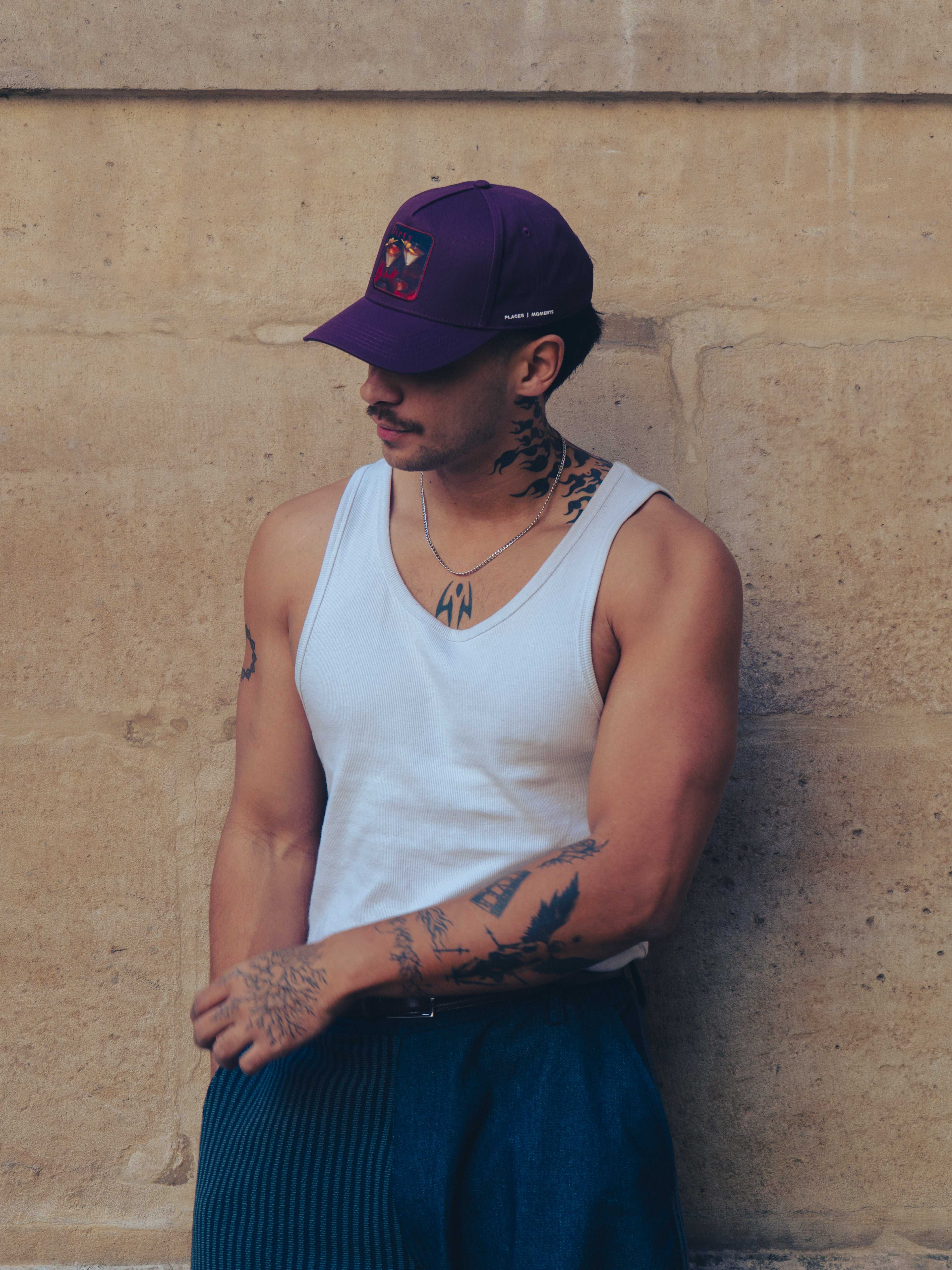 Dirty Martini Baseball Cap in Indian Creek Red with curved brim and signature patch